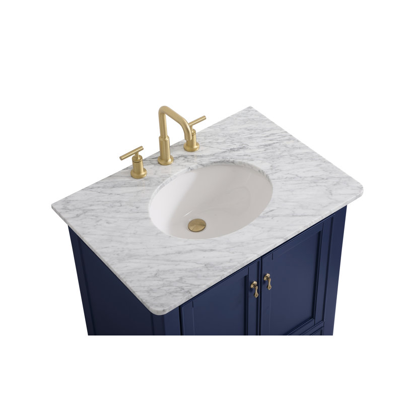 Three Posts™ Launceston 30'' Free Standing Single Bathroom Vanity with